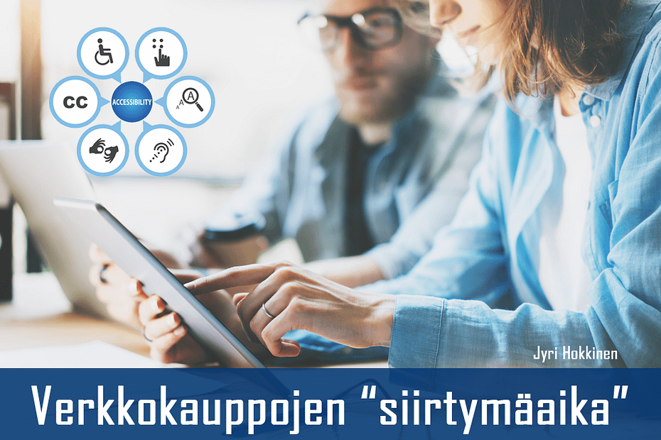 Kuvituskuva artikkelille verkkokauppojen "siirtymäaika"